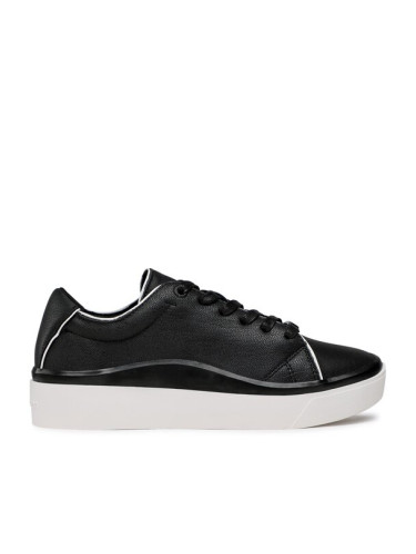 Calvin Klein Сникърси Cupsole Wave Lace Up HW0HW01349 Черен