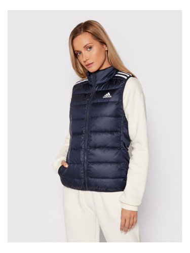 adidas Елек Essentials Down Vest GT9137 Тъмносин Regular Fit