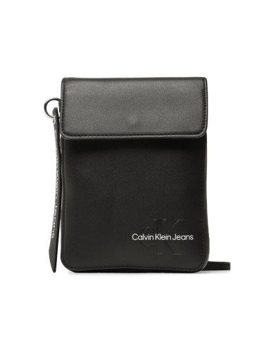 Calvin Klein Jeans Калъф за телефон Sculpted N/S Phone Xbody Tag K60K610608 Черен