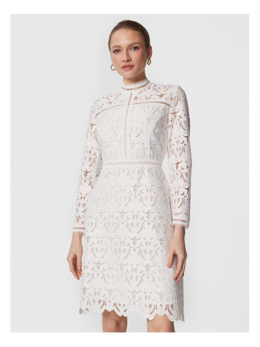 IVY OAK Коктейлна рокля Mona IO1123S7528 Бял Regular Fit