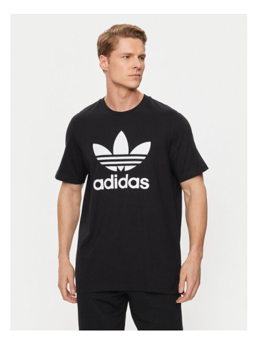 adidas Тишърт Adicolor Classics Trefoil T-Shirt IA4815 Черен Regular Fit