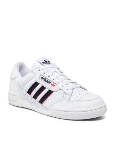 adidas Сникърси Continental 80 Stripes FX5090 Бял