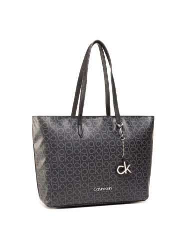 Calvin Klein Дамска чанта Shopper Md K60K607427 Черен