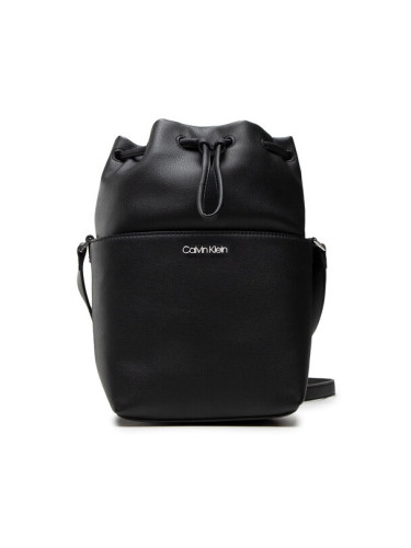 Calvin Klein Дамска чанта Ck Must Bucket Bag Sm K60K609124 Черен