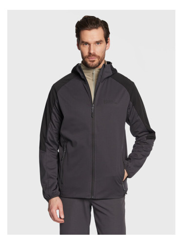 Jack Wolfskin Преходно яке Feldberg 1306922 Черен Regular Fit