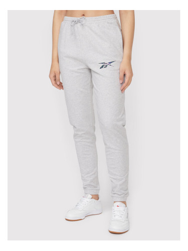 Reebok Долнище анцуг Modern Safari HG3838 Сив Slim Fit