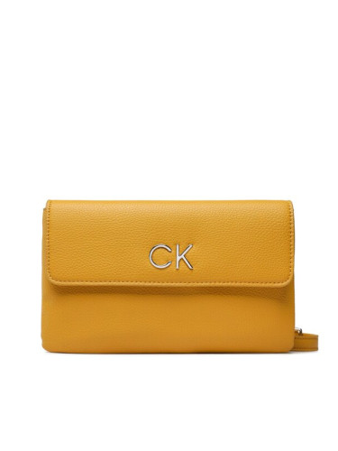 Calvin Klein Дамска чанта Re-Lock Dbl Crossbody Bag Pbl K60K609140 Жълт