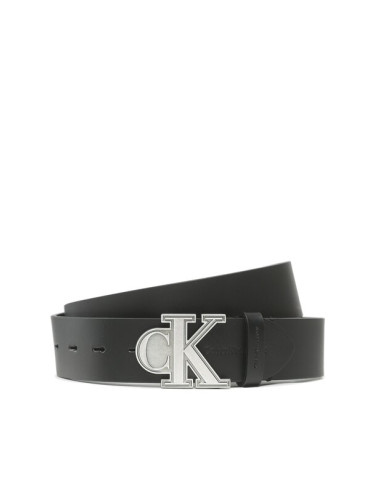 Calvin Klein Jeans Мъжки колан Monogram Lthr Belt 40mm K50K510468 Черен