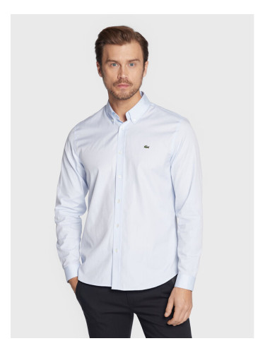 Lacoste Риза CH1843 Син Slim Fit