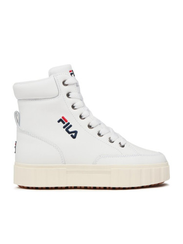 Fila Сникърси Sandblast High Kids FFK0081.10004 Бял