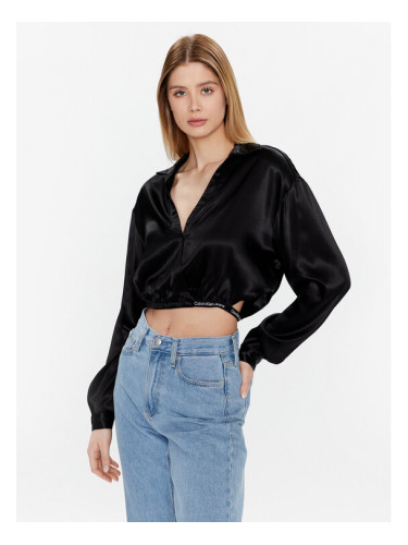 Calvin Klein Jeans Блуза J20J220327 Черен Regular Fit