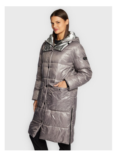 Frieda & Freddies Зимно палто 8826 Сив Regular Fit