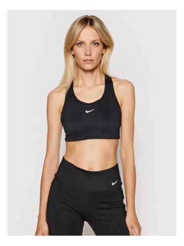 Nike Спортен сутиен Swoosh BV3636 Черен