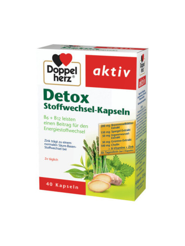DOPPELHERZ Aktiv DETOX Растителен к-с за детоксикация 40к.