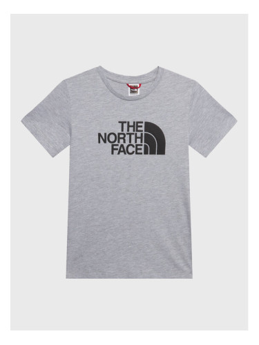 The North Face Тишърт Easy NF0A82GH Сив Regular Fit