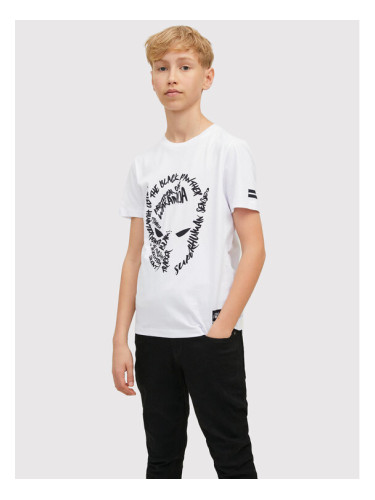 Jack&Jones Junior Тишърт MARVEL Kanda 12217772 Бял Regular Fit