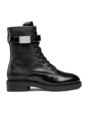 Calvin Klein Боти Combat Boot W/Hw HW0HW01360 Черен