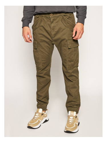 Alpha Industries Джогъри Airman 188201 Зелен Tapered Fit