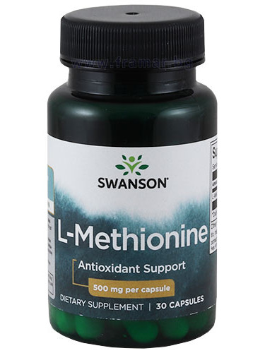 СУОНСЪН ЧИСТ L-МЕТИОНИН капсули 500 мг * 30