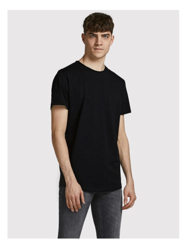 Jack&Jones Тишърт Basher 12182498 Черен Regular Fit