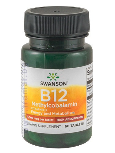СУОНСЪН МЕТИЛКОБАЛАМИН (ВИТАМИН B-12) таблетки 5000 мкг * 60