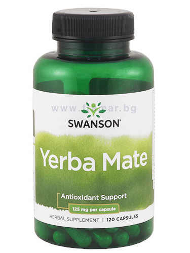 СУОНСЪН ЙЕРБА МАТЕ капсули 125 мг * 120