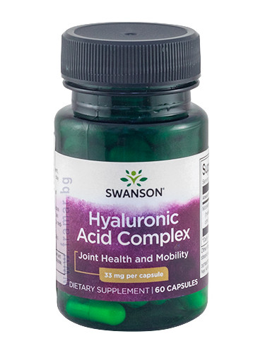 СУОНСЪН КОМПЛЕКС ОТ ХИАЛУРОНОВА КИСЕЛИНА ЗА СТАВИ капсули * 60