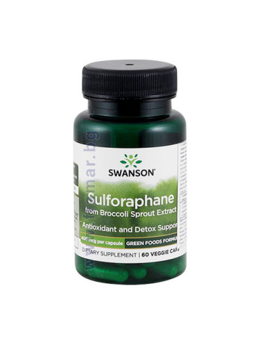 СУОНСЪН СУЛФОРАФАН ОТ ЕКСТРАКТ ОТ БРОКОЛИ 400 мкг * 60