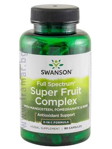 СУОНСЪН МАНГОСТИН, НАР И НОНИ КОМПЛЕКС капсули * 90