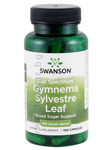 СУОНСЪН ЛИСТА ОТ ГИМНЕМА СИЛВЕСТРЕ капсули 400 мг * 100