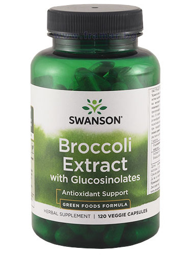 СУОНСЪН ЕКСТРАКТ ОТ БРОКОЛИ С ГЛЮКОЗИНОЛАТИ капсули 600 мг * 120