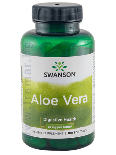 СУОНСЪН АЛОЕ ВЕРА капсули 25 мг * 100