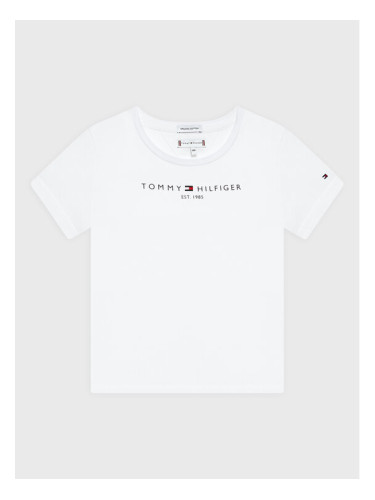 Tommy Hilfiger Тишърт Essential KG0KG06585 Бял Regular Fit