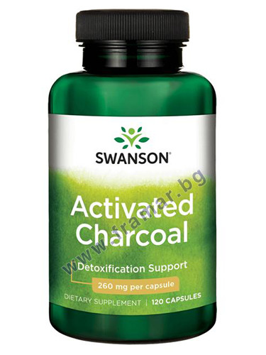 СУОНСЪН АКТИВЕН ВЪГЛЕН капсули 260 мг * 120