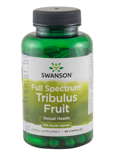 СУОНСЪН ТРИБУЛУС ПЛОД ФУЛ СПЕКТРУМ капсули 500 мг * 90