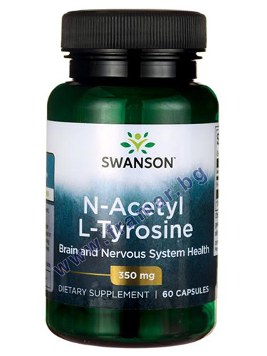 СУОНСЪН N - АЦЕТИЛ L - ТИРОЗИН капсули 350 мг * 60