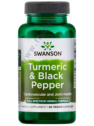 СУОНСЪН КУРКУМА И ЧЕРЕН ПИПЕР капсули * 60