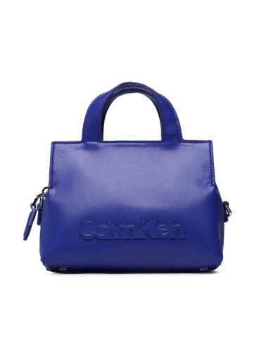 Calvin Klein Дамска чанта Ck Neat Tote Sm K60K610443 Тъмносин