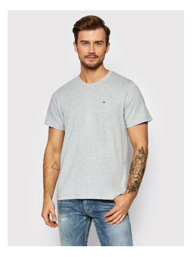 Tommy Jeans Тишърт Classic DM0DM09598 Сив Regular Fit