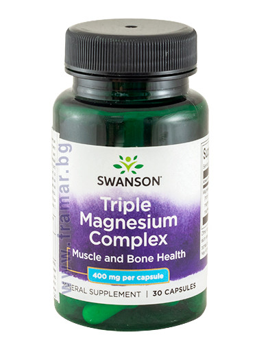 СУОНСЪН ТРОЕН МАГНЕЗИЕВ КОМПЛЕКС капсули 400 мг * 30