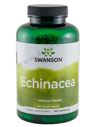 СУОНСЪН ЕХИНАЦЕЯ капсули 400 мг * 180