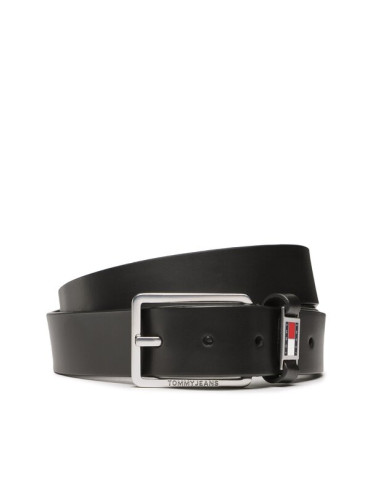 Tommy Jeans Мъжки колан Scanton Belt 3.5 AM0AM10626 Черен