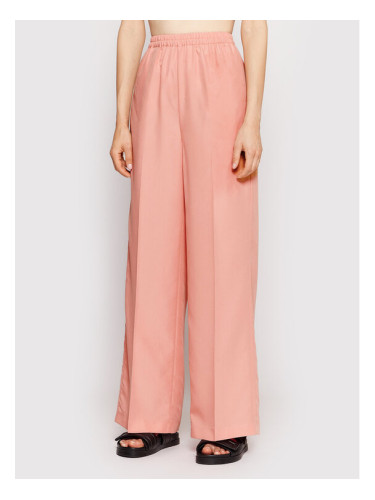 Sisley Текстилни панталони 48J6LF012 Розов Regular Fit
