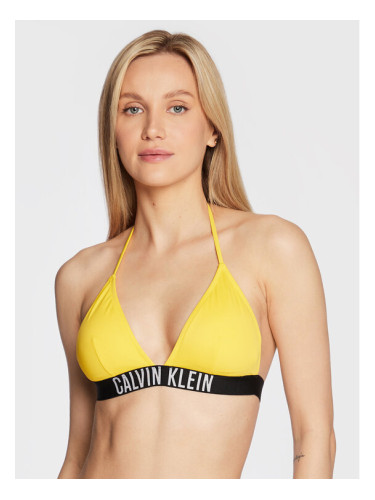 Calvin Klein Swimwear Горнище на бански Intense Power KW0KW01850 Жълт