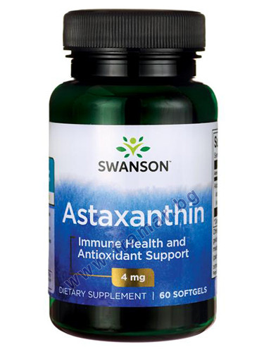 СУОНСЪН АСТАКСАНТИН капсули 4 мг * 60