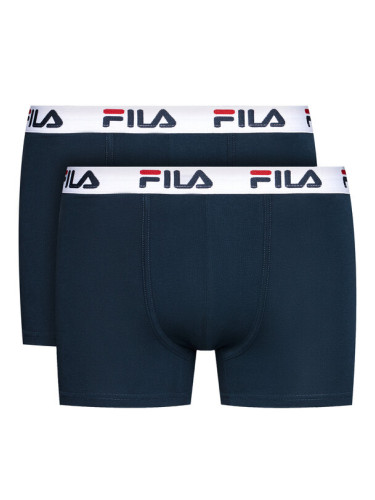 Fila Комплект 2 чифта боксерки FU5016/2 Тъмносин