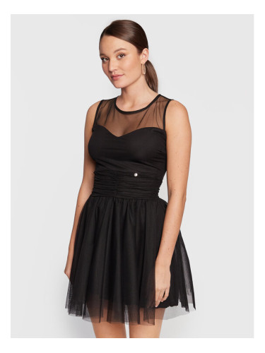 Rinascimento Коктейлна рокля CFC0110240003 Черен Regular Fit