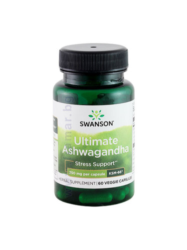 СУОНСЪН АШВАГАНДА капсули 250 мг * 60