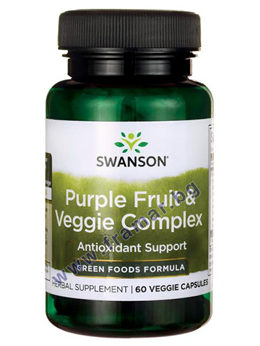 СУОНСЪН ПУРПУРНИ АНТИОКСИДАНТИ КОМПЛЕКС ОТ ПЛОДОВЕ И ЗЕЛЕНЧУЦИ капсули 400 мг * 60