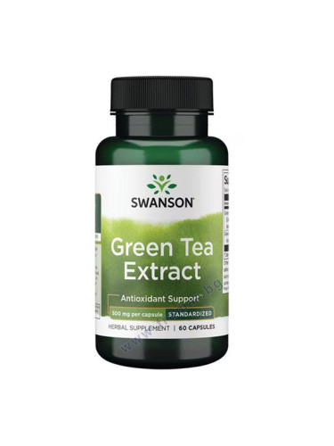 СУОНСЪН ЕКСТРАКТ ОТ ЗЕЛЕН ЧАЙ капсули 500 мг * 60